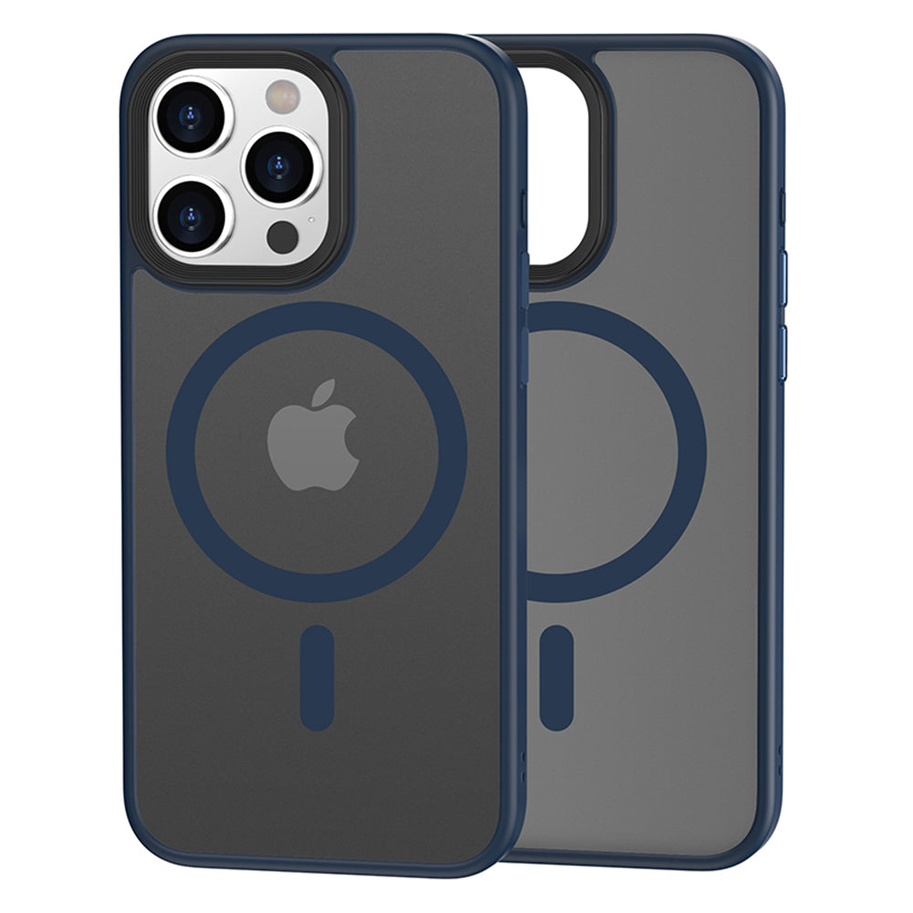 Magnetic Case for iPhone 15 Pro Compatible with MagSafe Skin-touch PC TPU Matte Phone Cover Magnetic Case for iPhone 15 Pro Compatible with MagSafe Skin-touch PC TPU Matte Phone Cover